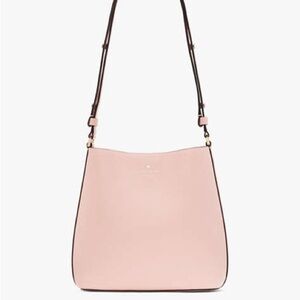 NWT Kate Spade Julia Medium Bucket Bag Rose Smoke